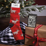 Jingle All The Way Box Sign And Sock Set