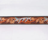 American Darling Handmade/Painted Tooled with Antlers Belt