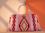 Wrangler Aztec Knitted Duffle Bag
