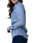 Kimes  Ranch Women’s KC Tencel Stripe Shirt