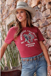 Cruel  Women’s Tack Shop Burgundy Tee