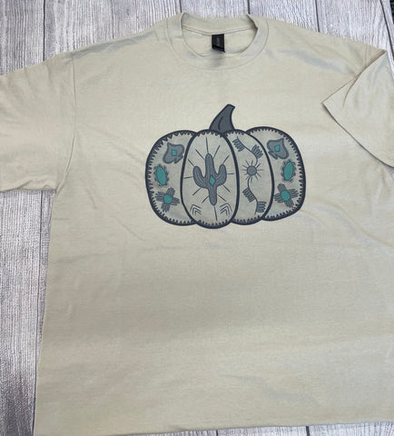 Turquoise Pumpkin Tee