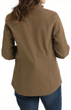 Cinch Women’s Brown Concealed Carry Bonded Jacket