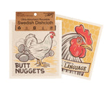 Fowl Language Swedish Dishcloth Set