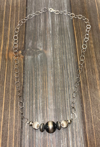 Mixed Navajo Pearl Beads Nevklace