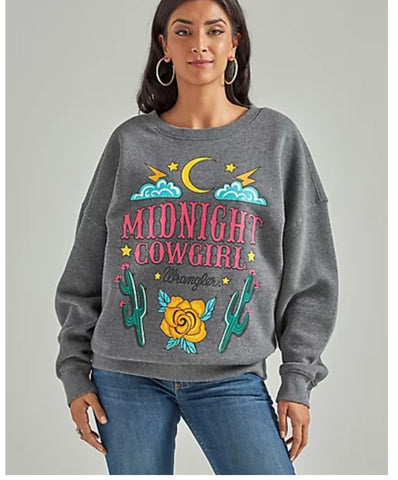 Wrangler Midnight Cowgirl Crewneck