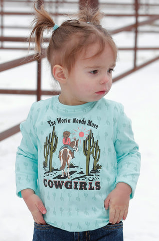 Cruel Toddler Girl’s More Cowgirls Tee