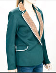 American Darling Women’s Green Tooled Blazer