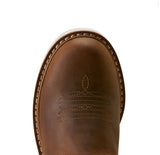 Ariat Kids' Activate 8" Round Toe Cowboy Boots - Distressed Brown