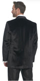 Circle S Laredo Velvet Tuxedo Coat-Black