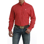 Cinch Men’s Red Print Shirt