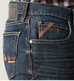 Ariat Men's M4 Relaxed Derek Boot Cut  Jeans-Atlas Wash