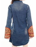 American Darling Tooled Denim Dress/Jacket