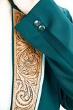 American Darling Women’s Green Tooled Blazer
