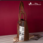 Montana West Braided Strap Aztec Tote Bag