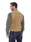 Cripple Creek Boar Suede Leather Vest