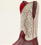 Ariat Women’s Callie Boot-Cherry Red/Distressed Ivory