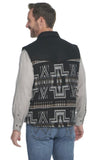Cripple Creek Men's Two Toned Navajo Blanket Concealed Vest