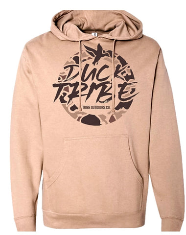 Tribe Outdoors Duck Tribe Brown & Camo Hoodie