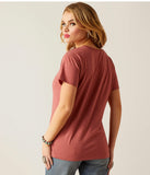 Ariat Herd That Tee - Red Clay Heather