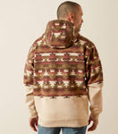 Ariat Men’s Color Block Oatmeal Southwest Hoodie