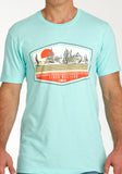 Cinch Western Teal Tee