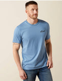 Ariat Men’s Cattle Co Blue Tee