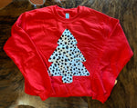 Red Dalmatian Tree Sweatshirt