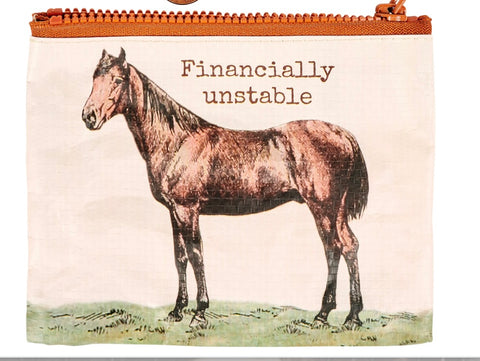 Financially Unstable Zipper Wallet