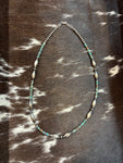Turquoise Melon/Saucer 20” Necklace
