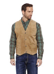 Cripple Creek Boar Suede Leather Vest