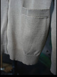 Tan Closed Knit Hereford Cardigan