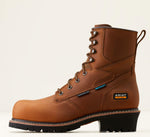 Ariat Men’s Logger Shock Shield H20 Comp Toe Copper Brown Boot