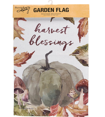 Harvest Blessings Garden Flag