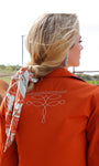 Cruel Women's Rust Boot Stitch Shirt