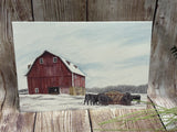 CJ Brown “Winter Dining” Christmas Card