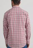 Wrangler Men’s Red Plaid Wrinkle Resistant Shirt