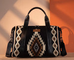 Wrangler Aztec Knitted Duffle Bag