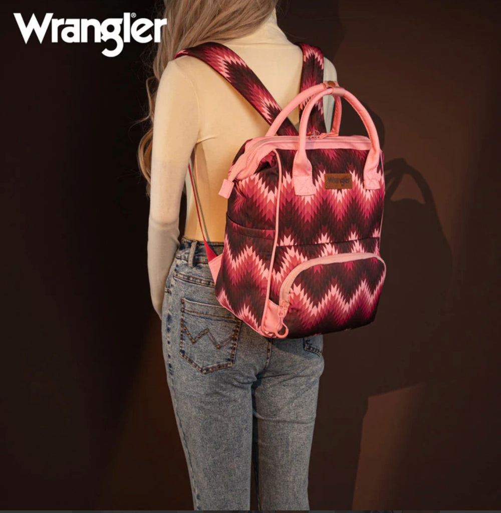 Wrangler Southwestern Print Diaper Backpack
