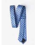 Mustach Skinny Necktie