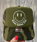 Camo & Green Jesus Loves You Trucker Cap