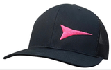 Fast Back Black Mesh Pink Rocket