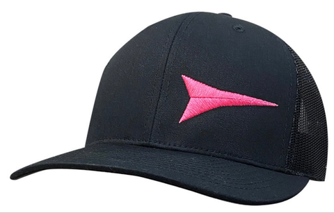 Fast Back Black Mesh Pink Rocket