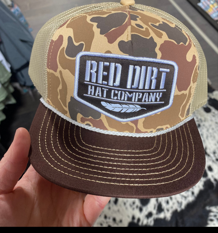 Red Dirt Youth Duck Camo Cap