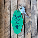 Cows Never Keychain
