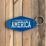 Farmers Feed America Keychain
