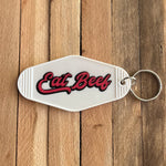 Eat Beef Keychain