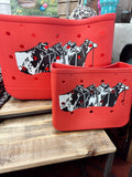Steer Line Up Rubber Tote