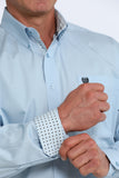 Cinch Men's Solid Light Blue Shirt