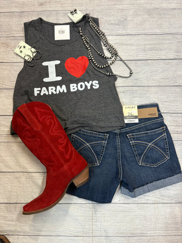 I ❤️ Farm Boys Tank